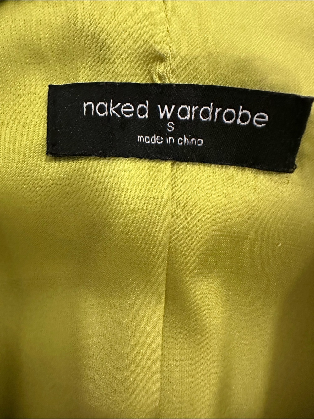 Naked Wardrobe Chartreuse Suit - Picture 3 of 5